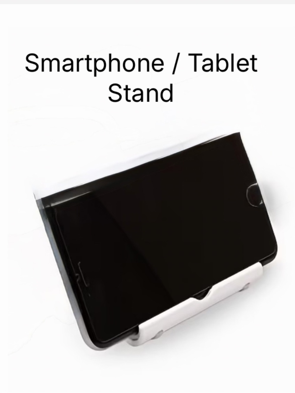 White Universal Smartphone & Tablet Stand - Portable Holder